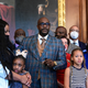Philonise Floyd, George Floyd’s brother, speaks to reporters while standing with members of the Floyd family at the U.S. Capitol in Washington.